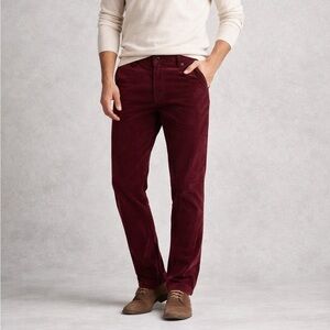 Banana Republic Men's Corduroy Pants in Deep Burgundy